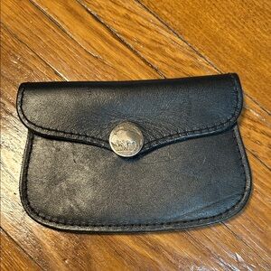 Black Leather Purse